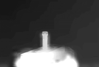 Depth map tube separated from background